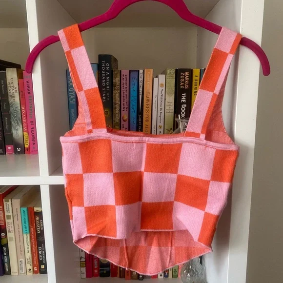 Peppermayo Checkered Knit Tank Top - Picture 5 of 5